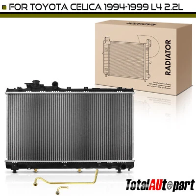 Radiador para Toyota Celica 1994 1995 1996-1999 L4 2,2 L automático con enfriador de aceite Foto 1 de 4