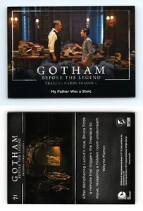 My Father Was A Stoic #71 Gotham Season 1 Cryptozoic Trading Card - Picture 1 of 1