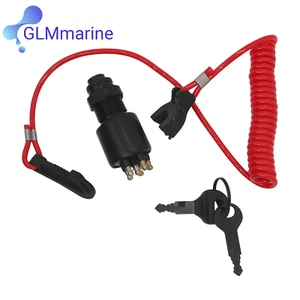 Ignition Switch with Key For OMC Johnson Evinrude Boat Outboard Motor 5005801 - Picture 1 of 6