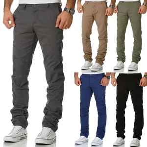 Pantalone jeans chino uomo regular slim strech fit 7009-10 - Foto 1 di 9