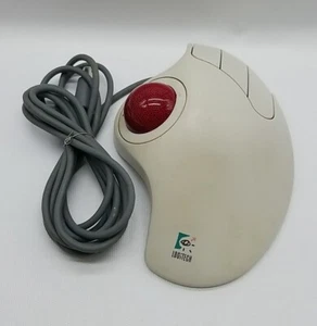 Logitech T-CH11 Trackball TrackMan Marble 3 Button Mouse - Picture 1 of 24