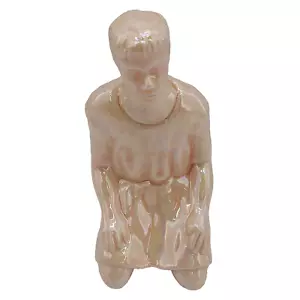 Shepherd Boy Kneeling Nativity Figure Replacement Figurine Iridescent 3.25" - Picture 1 of 7