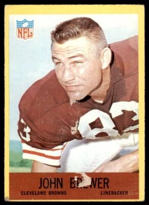 1967 Philadelphia* John Brewer Cleveland Browns #38 - Image 1 of 2