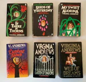 VC Virginia Andrews 6x Libros Semillas de Ayer Audrina If There Be Thorns - Imagen 1 de 24