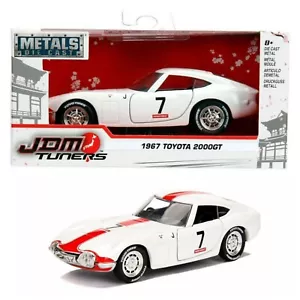 30374-AW1 BY JADA TOYS 1967 TOYOTA 2000GT JDM TUNERS 1:32 SCALE DIECAST - Picture 1 of 4