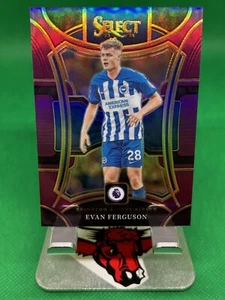 2023-24 Select Purple Prizm #/149 Evan Ferguson Brighton Hove Albion #123 - Imagen 1 de 2