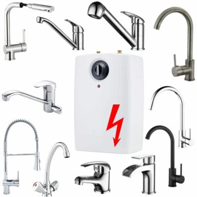 Warmwasserboiler 5 L Boiler Untertischgerät mit Niederdruck Armatur Auswahl - Bild 1 von 4