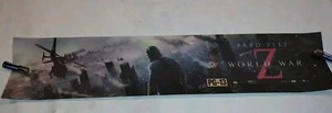 Brad Pitt World War Z (2015) - Movie Theater Mylar / Poster 5x25 Double Sided - Picture 1 of 5