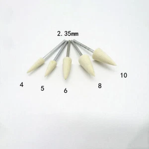 Grinde For Dremel Rotary 4mm-12mmWool Felt Polishing Buffing Burrs Point Wheel - Picture 1 of 7