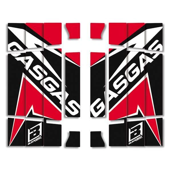 BLACKBIRD adesivi copriradiatori Gas Gas Mc Ec 125 250 300 350 450 2021 - 2023 radiatore