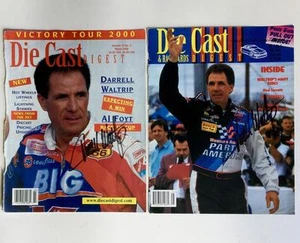 DARRELL WALTRIP Signed 2 DIE CAST MAGAZINE COVERS COA - Picture 1 of 1