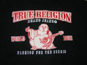 Mens True Religion Black/Red Shirt! Size 3XL - Picture 1 of 9
