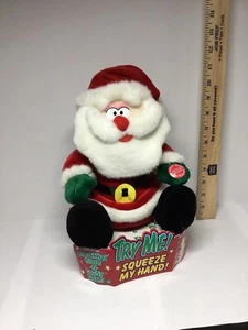 VINTAGE MUSIKALISCHER WEIHNACHTSMANN PLÜSCH Swing And Sway Pals GREAT AMERICAN FUN CORP. getestet - Bild 1 von 3