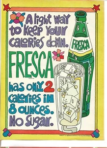 FRESCA & TAB ADVERTISING SHEET FOUR PAGES VERY COLORFUL  8 1/4 x 11 INCHES # - Picture 1 of 3