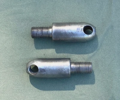 Montaje de clavija de pie con tacos largos Harley Davidson FL FX 1974-1984 pt # 52683-74 OEM (2) Foto 1 de 4