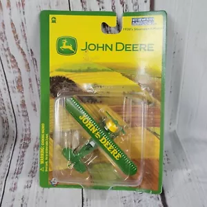 Gearbox Toy 2005 diecast John deere 1930s stearman Biplane airplane green yellow - Picture 1 of 6