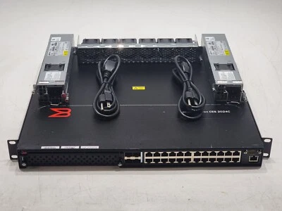Brocade NI-CES-2024C-L3PREM-AC 24x RJ45 10/100/1000 Mbps Ethernet & 4x SFP Gig E - Image 1 of 3