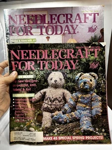 Lot of 2 Vintage Home Arts Needlecraft Magazines 1989s March April May June - Picture 1 of 6