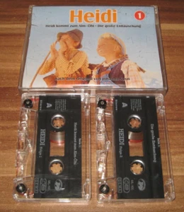 Heidi 1 (Folge 1 + 2 Märchen-Land) 2 Hörspiel MC Kassetten Retro Set - Imagen 1 de 8