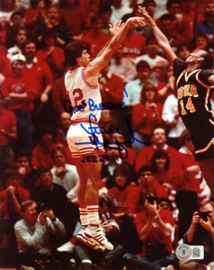 STEVE ALFORD SIGNED AUTOGRAPHED 8x10 PHOTO INDIANA HOOSIERS LEGEND BECKETT BAS - Picture 1 of 2