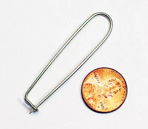 Alfileres de seguridad Sterling 10 por bolsa @ 15 gramos por bolsa 2256R - Imagen 1 de 2