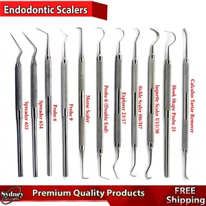 Dental Explorer Hygiene Scaler Plaque Tartar Remover Measuring Probes Color Lab - Bild 1 von 19