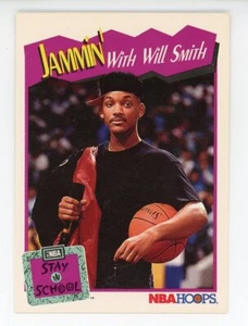 1991 Hoops #325 Jammin' with Will Smith EX-NM Condition - Picture 1 of 2