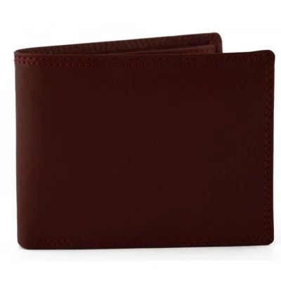 Men's Genuine Leather Wallet, 14 Card Holder Pockets - Grey Rouge - Image 1 of 4