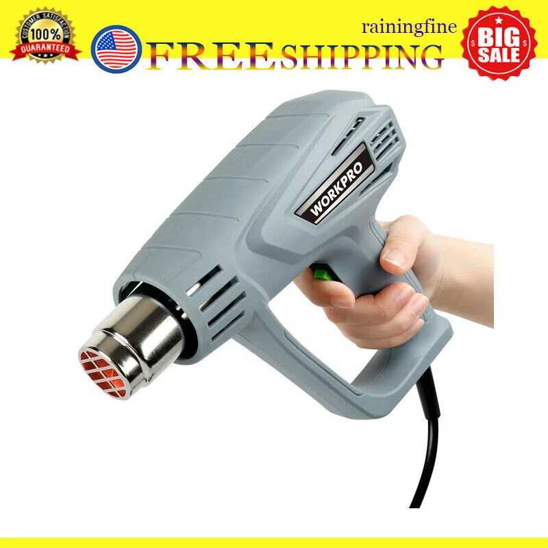 Pistola de calor 1200 W doble temperatura manos libres suavizar pintura masilla adhesivo envoltura retráctil CALIENTE Foto 1 de 4