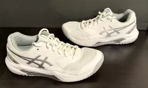 ASICS Women's Gel-Dedicate 8 Tennis Shoes White/Pure Silver US Size 6 EU 37 - Picture 1 of 5