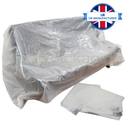 HEAVY DUTY LARGE SOFA FURNITURE STORAGE COVERS BAGS 3048x1372mm *ALL QTY'S* - Image 1 of 4