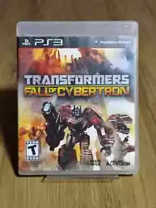 Transformers Fall of Cybertron PS3 Rare CIB Complete In Box Clean Disc - Picture 1 of 6