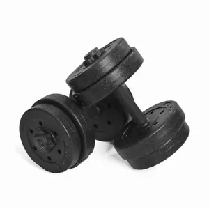 Dumbbells Set 16KG Adjustable Weight Plates Dumbbell Fitness Home Gym Exercise - Picture 1 of 8