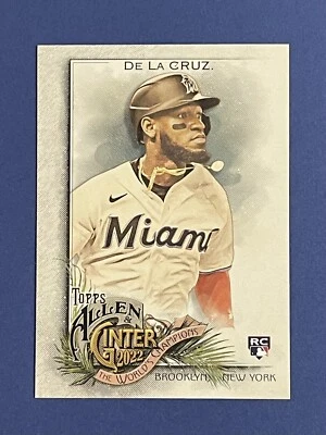 2022 Topps Allen & Ginter Bryan De La Cruz Rookie RC #71 Miami Marlins - Image 1 of 2
