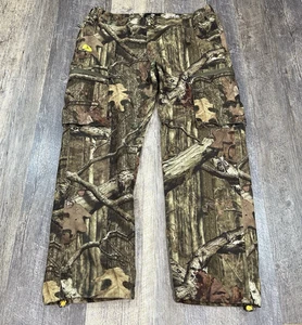 Mossy Oak Pants Break Up Infinity Camo Men's Large 36/38 Cargo Hunting Fishing - Picture 1 of 21