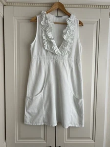 White Summer Dress Size M - Picture 1 of 7