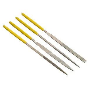 Hardened Steel Metal Stone Grinding Flat Needle Jewelry Polishing Use On Item - Picture 1 of 20