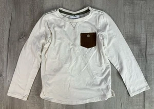 Tommy Bahama Shirt White Long Sleeve Pocket Kids / Boys Size 5T - Picture 1 of 12