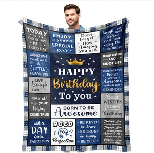 kituzo Cadeaux d'anniversaire pour homme, papa, mari, fils, idées cadeaux d'anniversaire pour lui, H - Photo 1/7