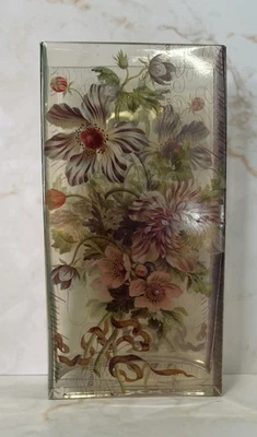 Fringe Studio Arte Vidrio Rectángulo Floral Boho Foto 1 de 4