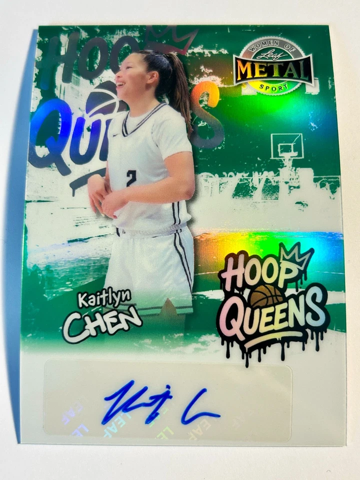 2025 Leaf 女式运动 KAITLYN CHEN UConn Huskies 亲笔签名球衣 # 2/5 — 第 1/1 张图片