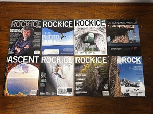 Rock and Ice Climbing Magazine 2011-2015 plus Ascent and the 2013 AAC Guidebook - Imagen 1 de 12