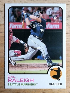 2022 Topps Heritage #367 Cal Raleigh RC - Picture 1 of 2