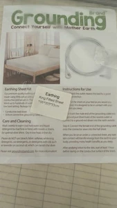 Erdungstechnik King Size Erdungsbettlaken Erdung 198cm/203cm/38cm Neu - Bild 1 von 5