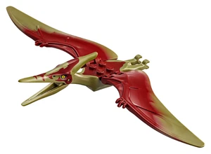 LEGO Jurassic World Dinosaur Pteranodon Dark Red Back Minifigure Minifig ptera05 - Picture 1 of 4