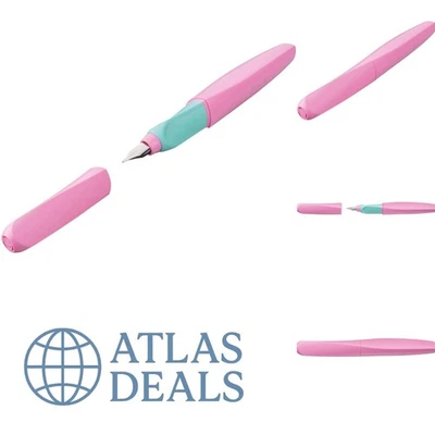 Elegante Pluma Estilográfica Sweet Lilac Twist con Plumín Medio Recargable, Diseño Ergonómico Foto 1 de 4