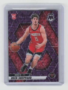 2024-25 Panini Mosaic #249 Reed Sheppard Fast Break Purple Mosaic #/50 - Picture 1 of 2