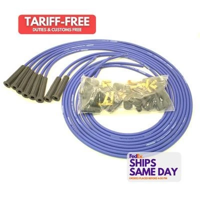 Pertronix Ignition 808380, Kit 8Mm Universal Wire Set - Blue Performance Parts - Image 1 of 4