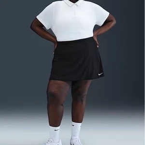 Nike Women's Black Tennis Prep Skort Skirt Active Sports Plus Size 3X New - Picture 1 of 15