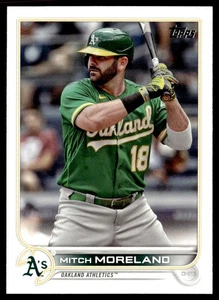 2022 Topps Mitch Moreland Oakland Athletics #42 - Picture 1 of 2